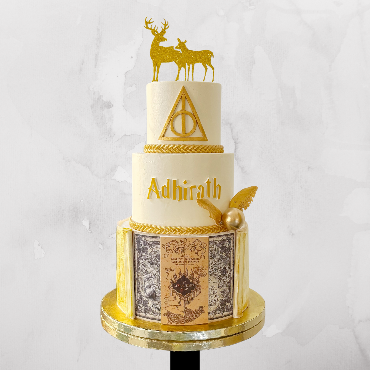 Harry Potter Theme Birthday Cake